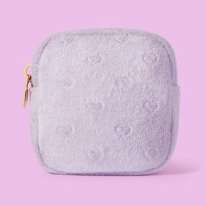 Terry Cloth Embossed Hearts Mini Square Pouch - Stoney Clover Lane x Target